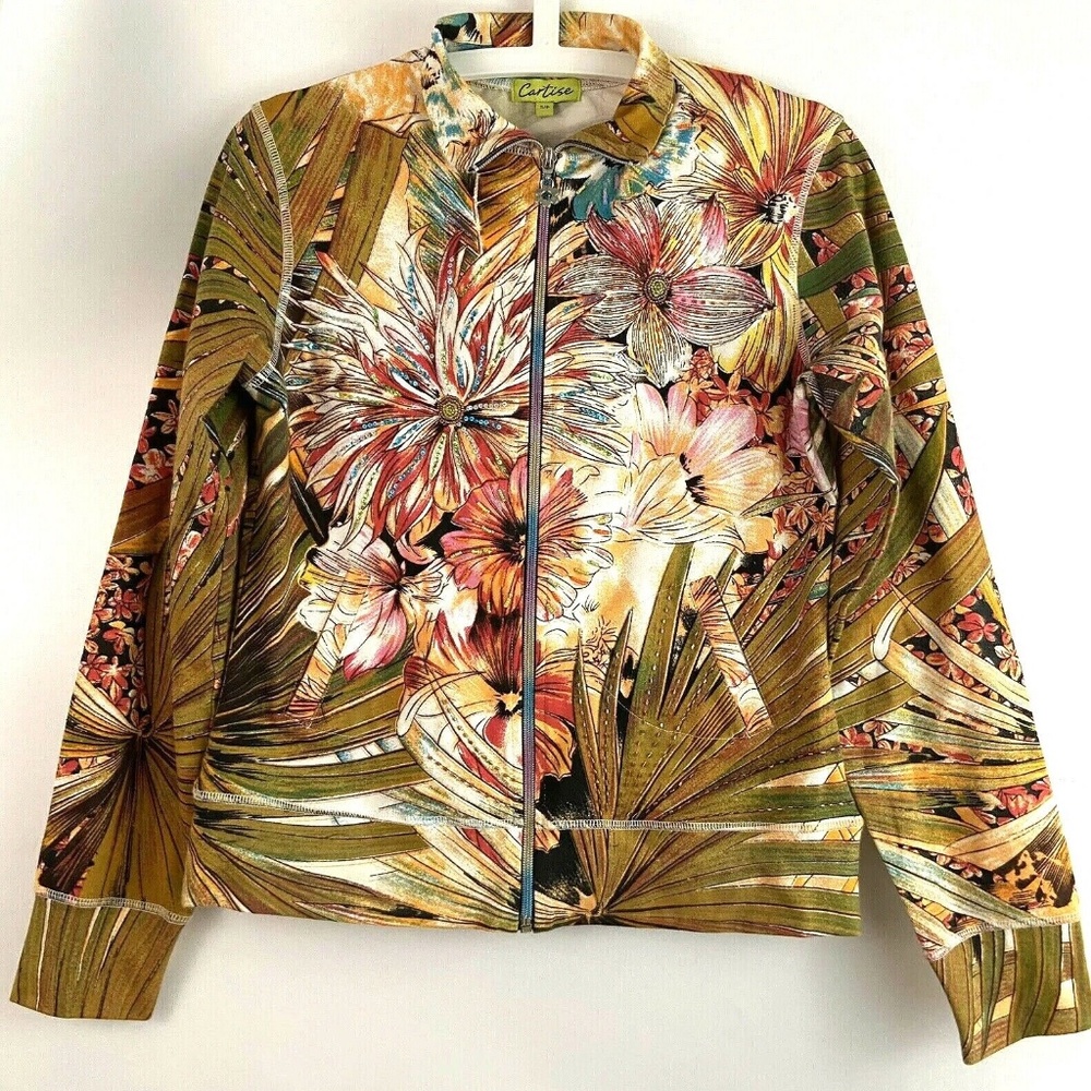 Cartise Womens Size Small Knit Full Zipper Jacket